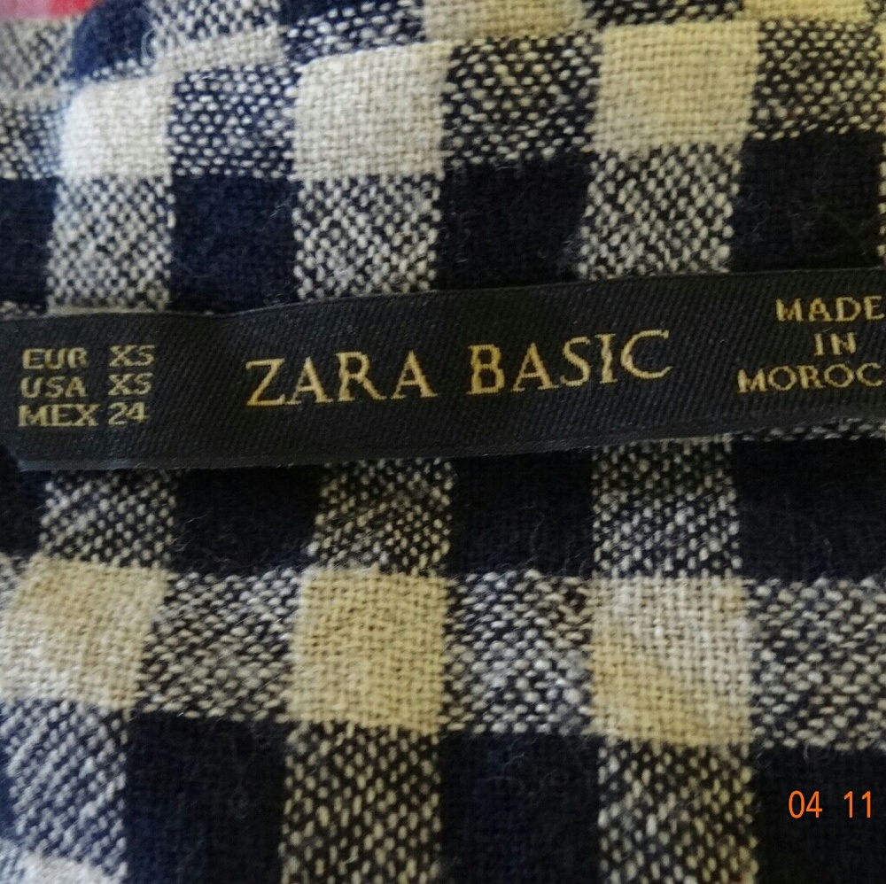 Zara Basic Navy Dress - Picture 7 of 8
